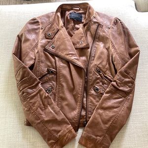 Faux Leather Jacket